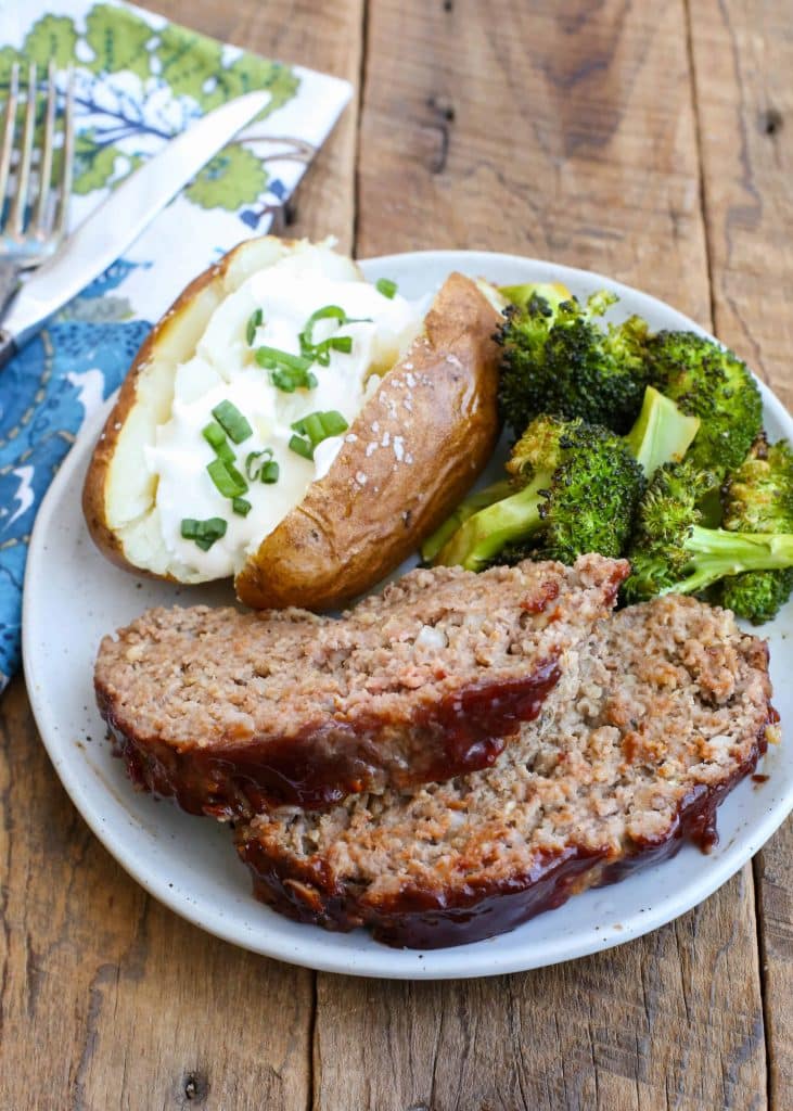 Balsamic Glazed Meatloaf