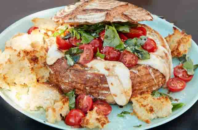 Caprese Bread Bowl