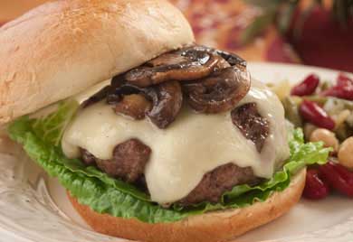 Tom's Mushroom, Truffle & Swiss Burgers