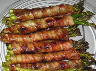 Mama Celia's Bacon Wrapped Asparagus