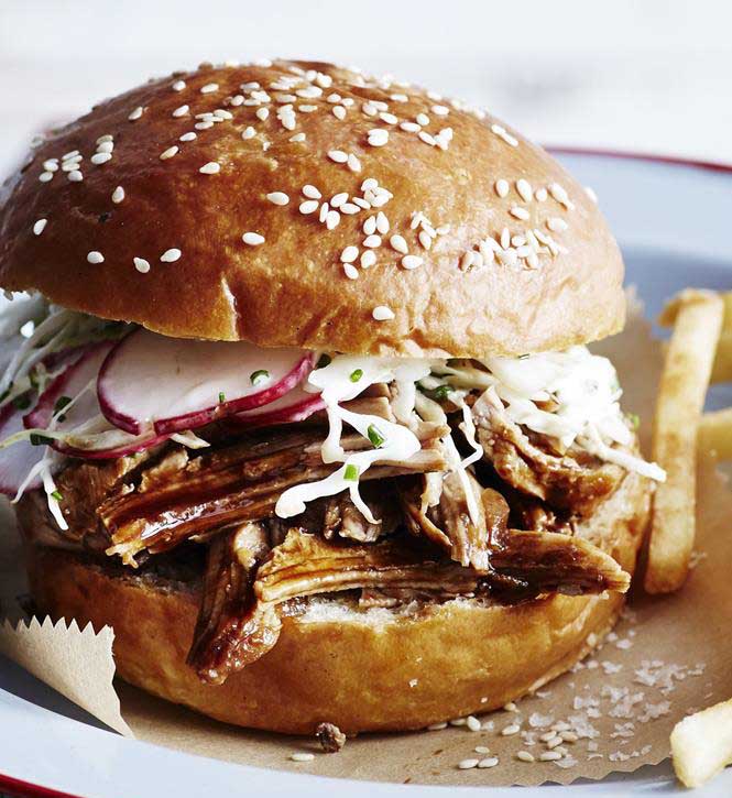 Tom's Balsamic Honey Pulled Pork Sannies