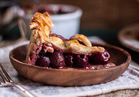 Tom's Balsamic Cherry Pie with a Pepper Crust