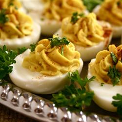 Bacon-Balsamic Deviled Eggs