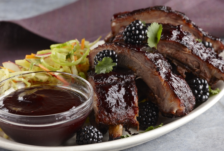 Tom's Blackberry Chipotle Ribs