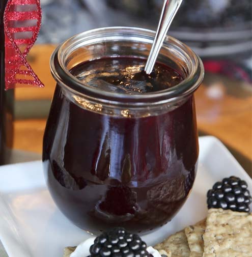 Tom's Spicy Blackberry Pomegranate Sauce