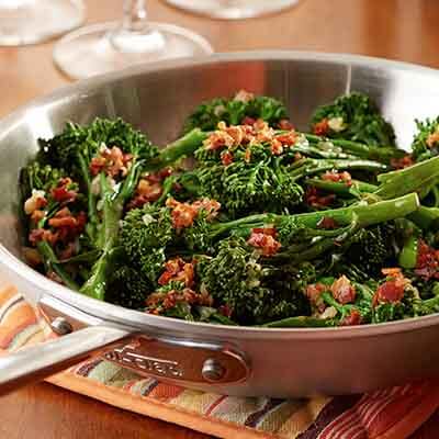 Tom's Broccoli with Pancetta & Balsamic Glaze