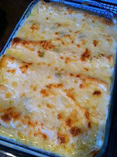 Mama Celia's White Chicken Enchiladas