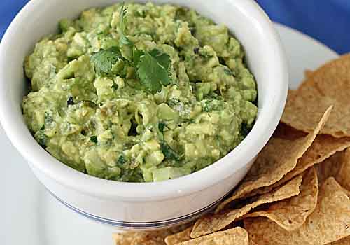 Tom's Tomatillo and Poblano Guacamole