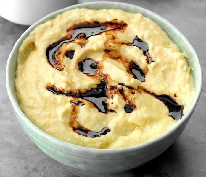 Tom's Creamy Polenta with Balsamic