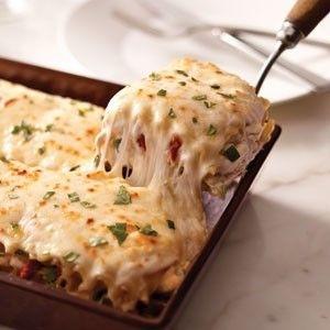 Mama Celia's Creamy White Chicken Alfredo Lasagna