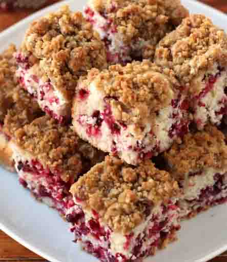 Tom's Huckleberry Coffee Cake