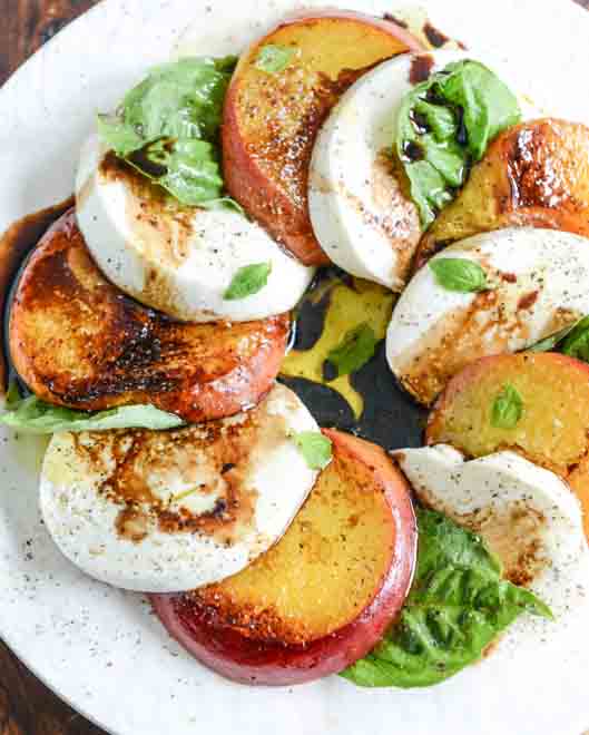 Tom's Peach Caprese