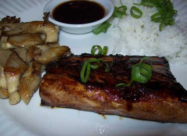 Tom's Blackberry Ginger Glazed Mahi