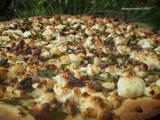 Arugula and Walnut Pizza