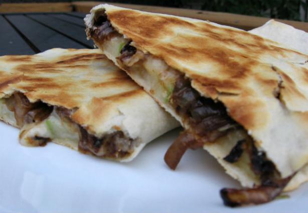 Tom's Apple Brie Quesadillas