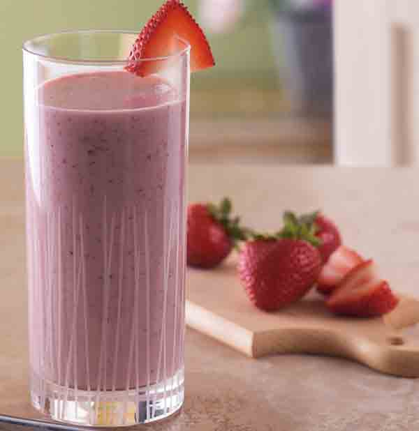 Tom's Pomegranate Strawberry Smoothie