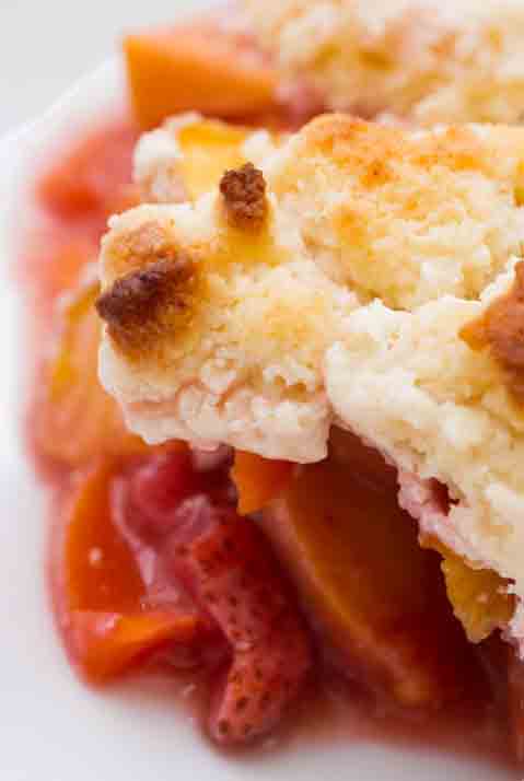 Tom's Strawberry Peach Cobbler